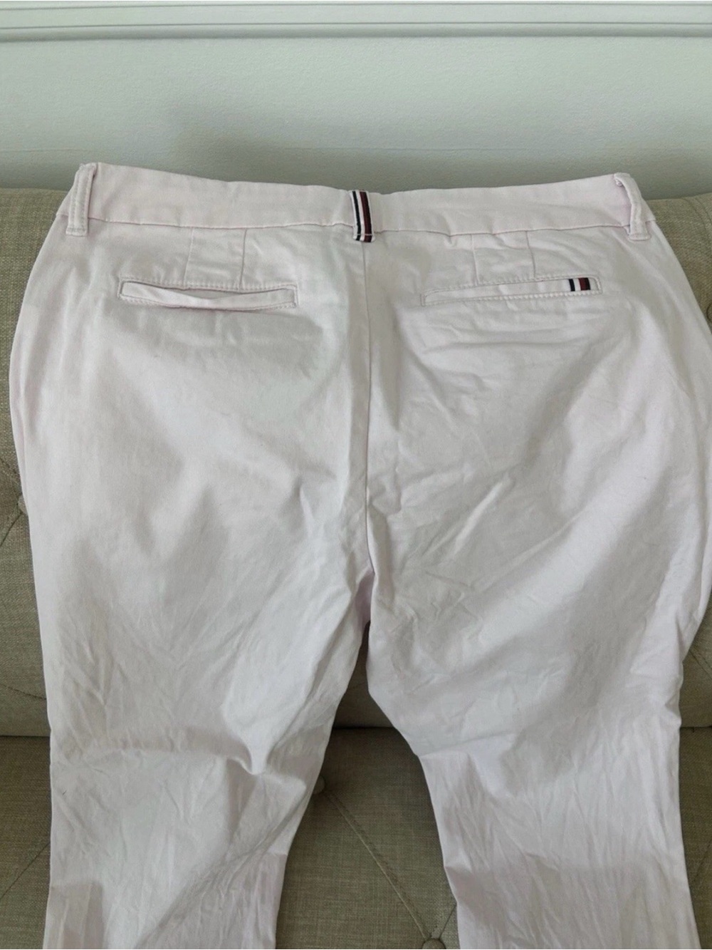 Tommy Hilfiger Women's Straight Leg Chino Pants Lot of 2 Size 8 Pink & Olive - Picture 5 of 15